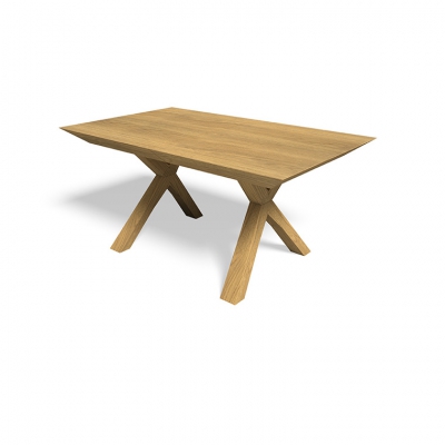 שולחן פינת אוכל מאסט בצבע עץ טבעי, עשוי עץ, נפתח