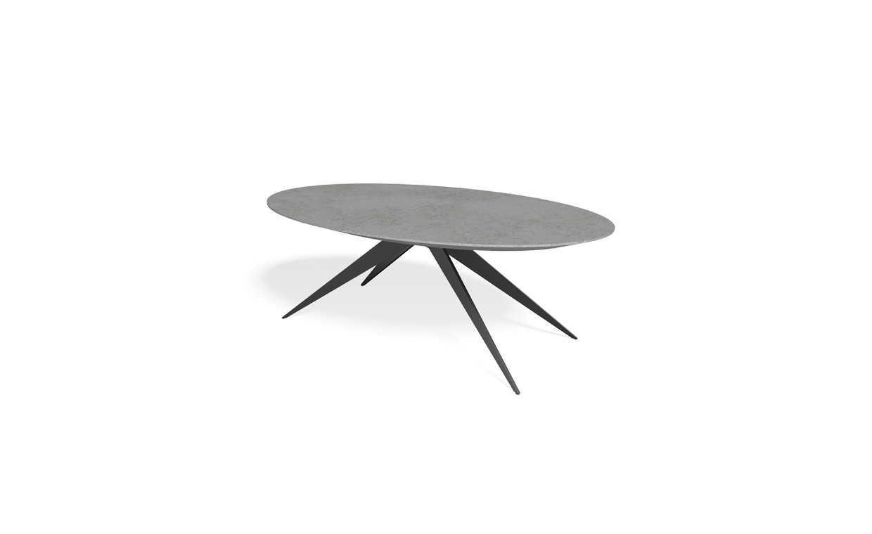 שולחן פינת אוכל מאסטרו MaestroElipse_Top_Concrete_NEW
