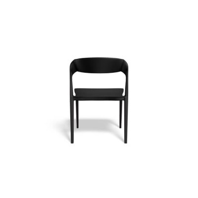 כסא לפינת אוכל, עיצוב מודרני, צבע שחור כולל רגליים